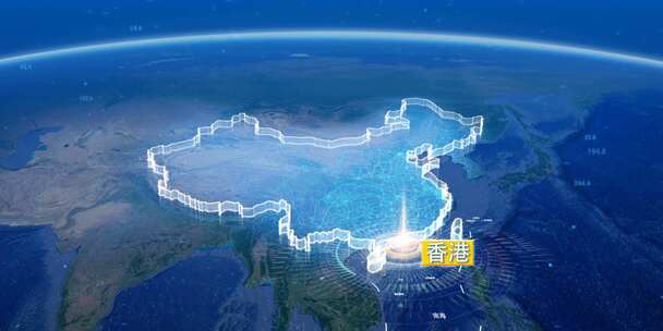 地球俯冲定位地图辐射中国香港