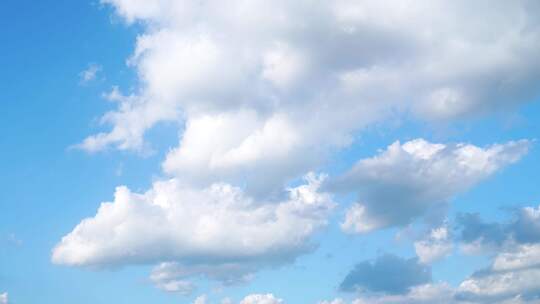 天空延时云朵蓝天白云夏日晴朗天空云层流动