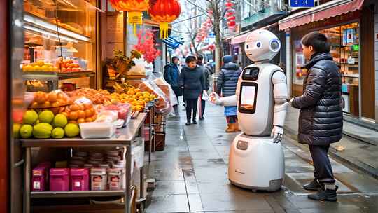 未来自动导购机器人 AI人工智能管家服务