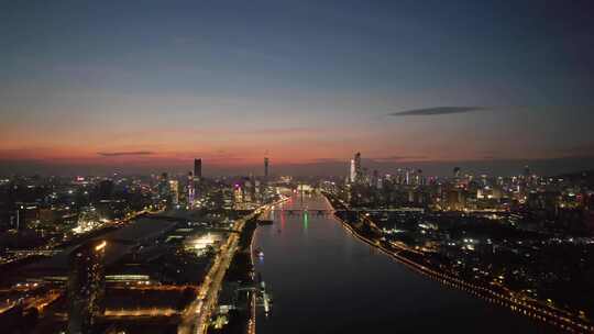 广州夜景视频素材模板下载