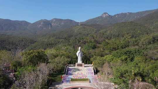 福建省厦门市同安区五显镇北辰山景区航拍