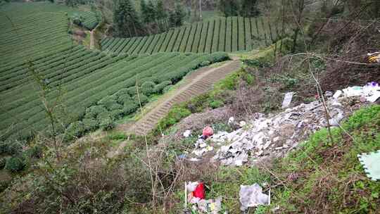 农村白色垃圾垃圾遍地生态环保环境破坏