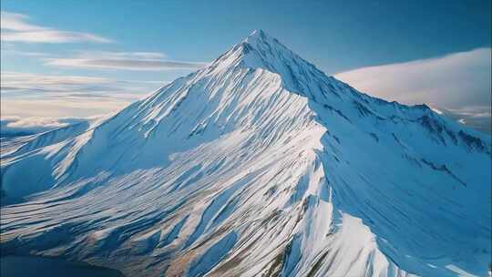 日出云海雪山日照金山唯美早晨清晨风景风光