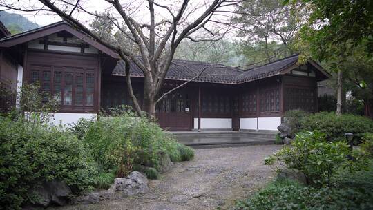 杭州宝石山玛瑙寺连横纪念馆