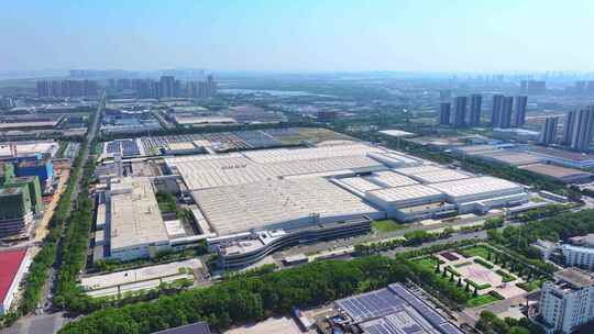 东风本田新能源工厂航拍合集