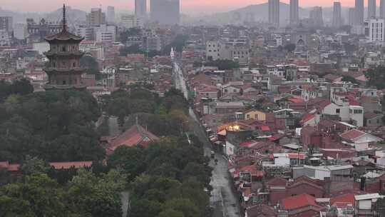 福建泉州开元寺古城城市宣传片航拍