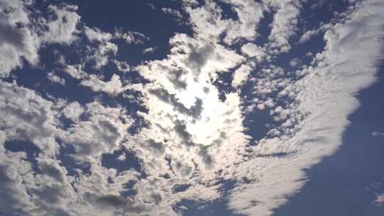 天空云层阳光太阳实拍视频素材