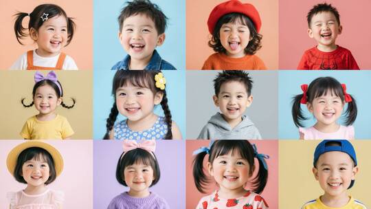 六一儿童节萌娃的甜蜜笑容合集