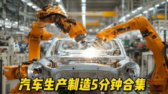 汽车制造汽车生产线汽车工厂新能源汽车制造