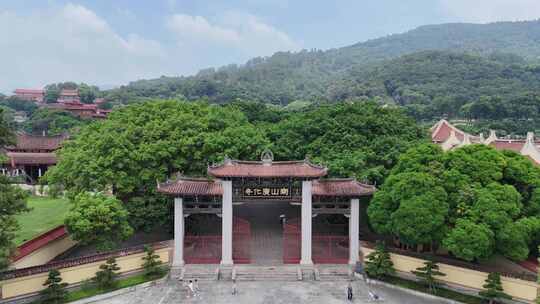 福建莆田南山广化寺航拍