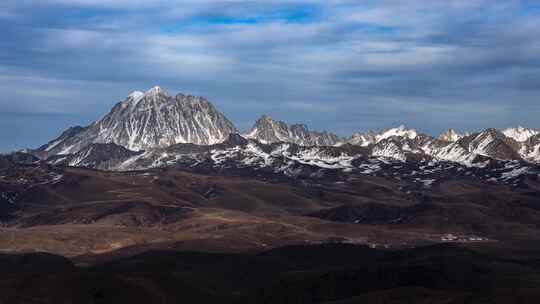 8K高原雪山风光延时