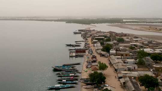 塞内加尔传统渔村
