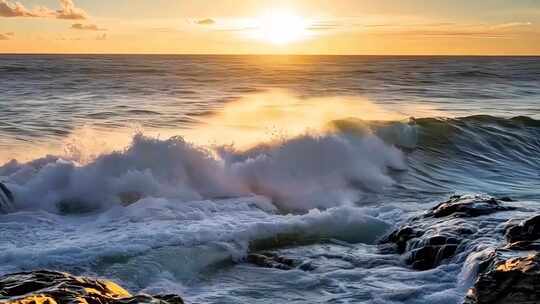 大海浪花海浪升格滔天巨浪大海海浪浪花