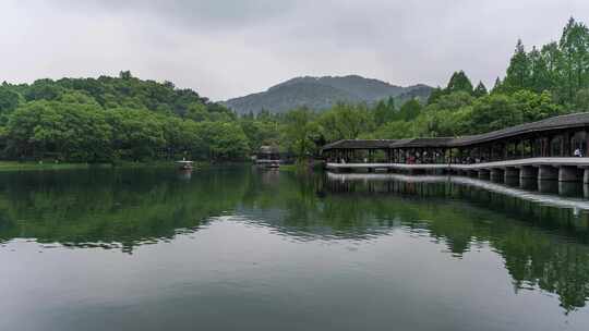 杭州西湖 浴鹄湾 春季景观 延时