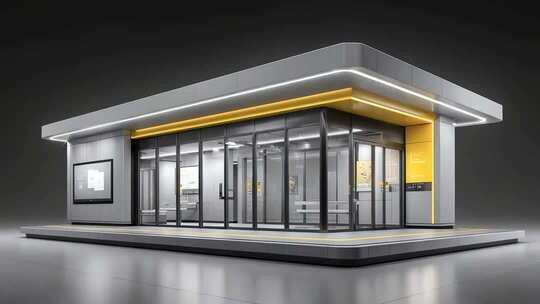 未来城市公交站台设计概念展示