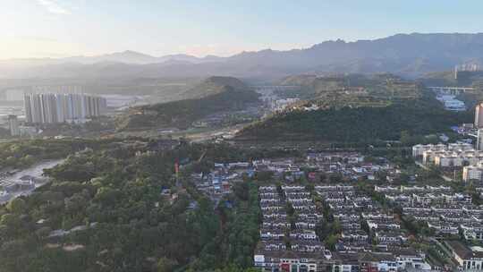 陕西城市建设城市发展航拍