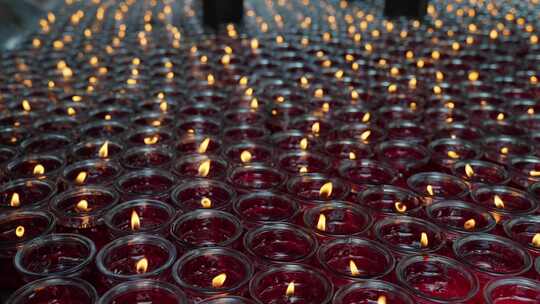 成都文殊院寺庙供灯点灯祈福祝福许愿