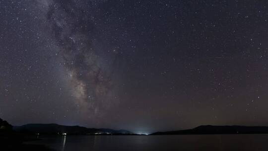 银河延时星空延时