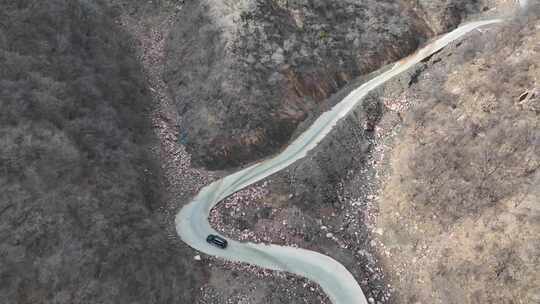 山路 崎岖 出行 汽车 山路 陡峭