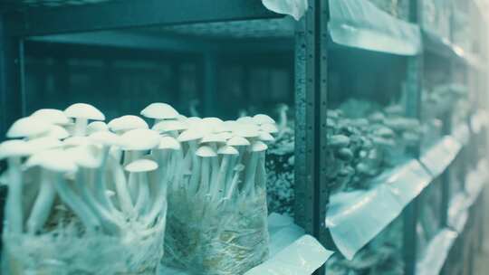 蘑菇，实验室，真菌学，实验室