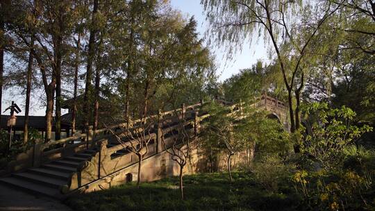 杭州西湖十景茅家埠水乡风景