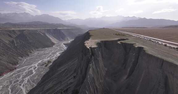 新疆安集海大峡谷航拍