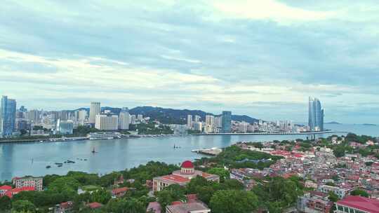 厦门 鼓浪屿 八卦楼 海边 建筑 大气 风景