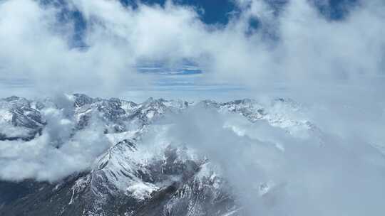 巴朗山雪景