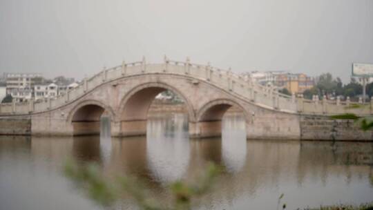 小城景观城市居住环境小桥流水古建筑