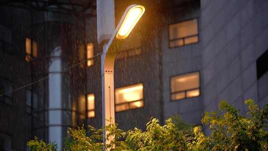 下雨雨夜路灯合集