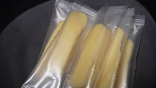奶酪干酪补钙奶制品零食视频素材模板下载