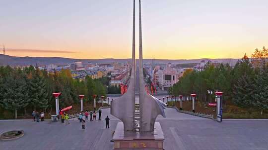 漠河北极星广场