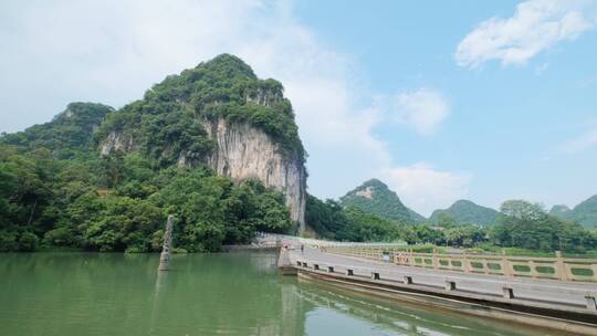 广西柳州山水龙潭公园风景