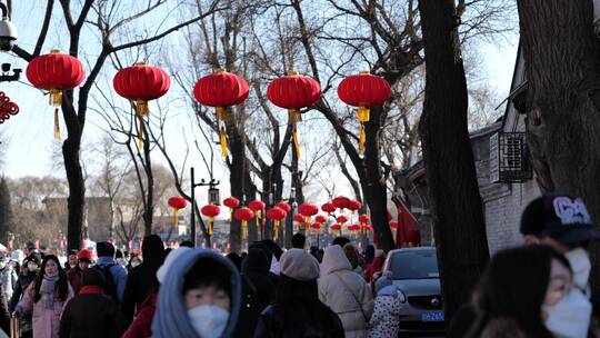 北京春节游客