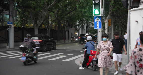 上海马路街景