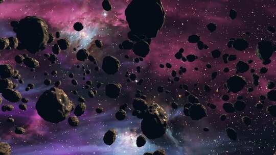 陨石运动星空背景素材