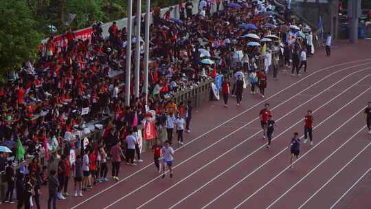 学校操场运动会视频素材模板下载