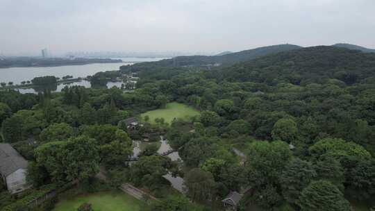 江苏无锡太湖鼋头渚风景区航拍