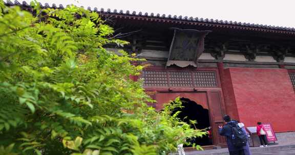 山西省大同市古建筑善化寺风光