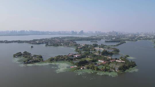 武汉东湖5A景区航拍