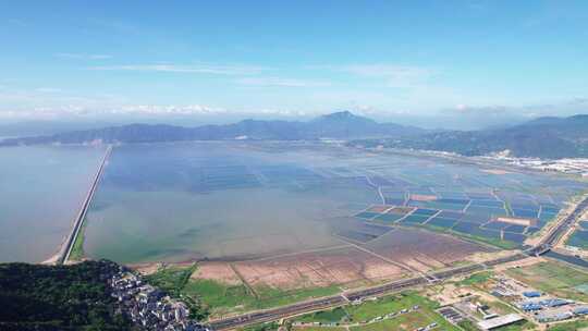 福建霞浦北岐滩涂风景航拍