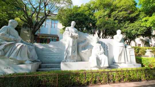 桂林历史文人四状元雕像雕塑