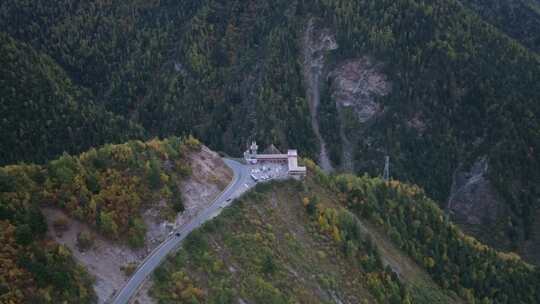 四川川西甘孜四姑娘山、猫鼻梁、四姑娘山镇