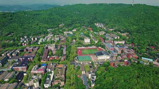 航拍湖南大学