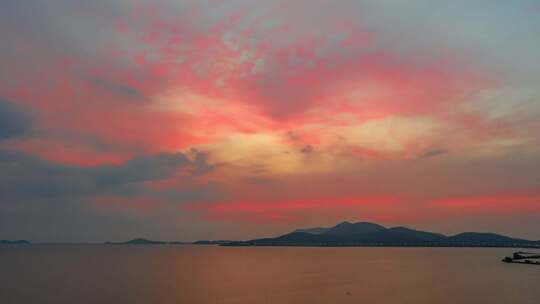 苏州太湖丽波湾日落延时03