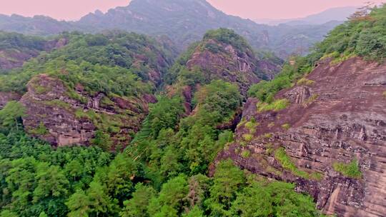 福建南平武夷山航拍