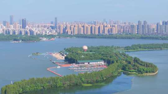 武汉东湖风景区夏季风光