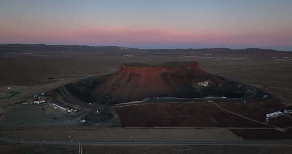 乌兰哈达火山航拍