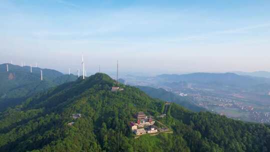 湖南岳阳临湘五尖山风光