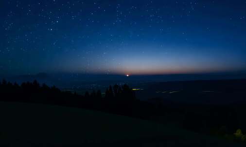 日转夜 夜幕降临